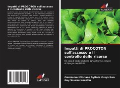 Impatti di PROCOTON sull'accesso e il controllo delle risorse - Oreyichan, Omokunmi Floriane Sylfata;Nouatin, Guy Sourou