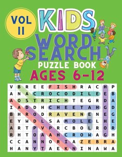 Kids Word Search Puzzle Book Ages 6-12 - Johnson, Shanice