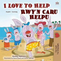 I Love to Help (English Welsh Bilingual Book for Kids)