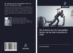 Cover De invloed van de menselijke factor op de olie-industrie in Libië