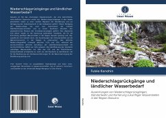 Cover Niederschlagsrückgänge und ländlicher Wasserbedarf
