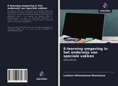 E-learning omgeving in het onderwijs van speciale vakken - Nematowa, Lolahon Hikmatowna
