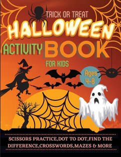 Halloween Activity Book for Kids Ages 4-8 - Dorny, Lora