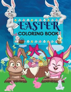 Easter Coloring Book 50 amazing Designs for Kids in Large Print - Moore, Penelope