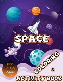 Space Coloring and Activity Book for Kids Ages 4-8