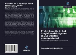 Praktijken die in het Single Health System (SUS) worden gerapporteerd - Bellé Barichello, Fernanda