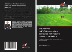 Cover Valutazione dell'alfabetizzazione ecologica nella scuola pubblica superiore