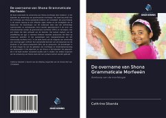 De overname van Shona Grammaticale Morfeeën - Sibanda, Cathrine