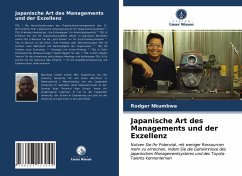 Japanische Art des Managements und der Exzellenz - Nkumbwa, Rodger