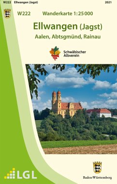 Cover W222 Wanderkarte 1:25 000 Ellwangen (Jagst)