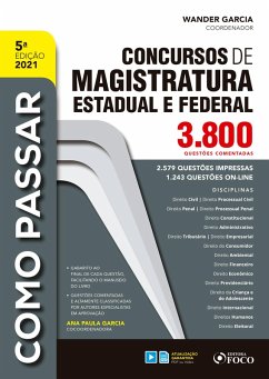 Concursos de magistratura estadual e federal (eBook, ePUB) - Garcia, Ana Paula; Tavares, Fábio; Penteado, Fernanda Camargo; Castellani, Fernando; Barros, Flávia; Rodrigues, Gabriela; Nicolau, Gustavo; Subi, Henrique; Camilotti, José Renato; Dellore, Luiz; Braga, Luiz Felipe Nobre; Barbieri, André; Destefenni, Marcos; Flumian, Renan; Quartim, Ricardo; Densa, Roberta; Barreirinhas, Robinson; Bordalo, Rodrigo; Chalita, Savio; Melo, Teresa; Trigueiros, Vanessa Tonolli; Garcia, Wander; Barros, André Borges de Carvalho; Nascimento, André; Wady, Ariane; Tr