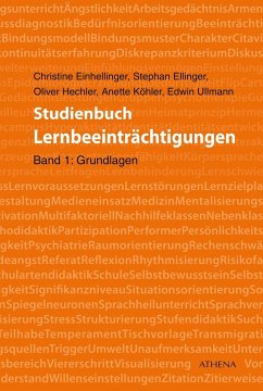 Studienbuch Lernbeeinträchtigungen - Einhellinger, Christine;Ellinger, Stephan;Hechler, Oliver