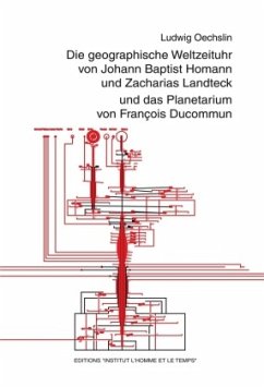 Die geographische Weltzeituhr v Johann B. Homann und Z. Landteck und das Planetarium v. F. Ducommun - Oechslin, Ludwig