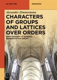 Characters of Groups and Lattices over Orders