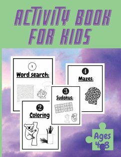 Activity Book For Kids Ages 4-8 - Walker