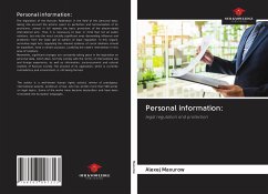 Cover Personal information: