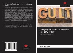 Category of guilt as a complex category of law - Maxurow, Alexej