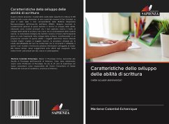 Caratteristiche dello sviluppo delle abilità di scrittura - Colombé Echenique, Marlene