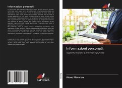 Cover Informazioni personali: