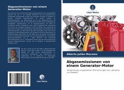 Abgasemissionen von einem Generator-Motor - Macamo, Alberto Julião