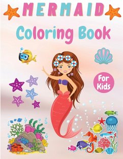 Mermaid Coloring Book For Kids - Venezia, Manlio