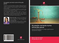 Acusação correcta numa infracção penal - García Ayala, Mayra; Blacio Celis, Nicole