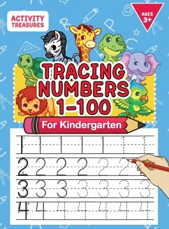 Tracing Numbers 1-100 For Kindergarten - Treasures, Activity