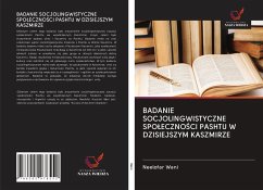 Cover BADANIE SOCJOLINGWISTYCZNE SPO¿ECZNO¿CI PASHTU W DZISIEJSZYM KASZMIRZE