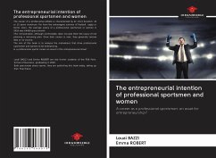 The entrepreneurial intention of professional sportsmen and women - Bazzi, Louaï; Robert, Emma