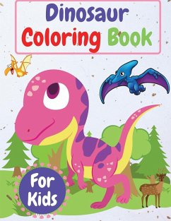 Dinosaur Coloring Book For Kids Cover Dinosaur Coloring Book For Kids