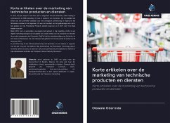 Korte artikelen over de marketing van technische producten en diensten - Oderinde, Olawale