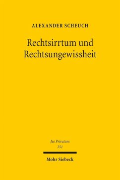 Cover Rechtsirrtum und Rechtsungewissheit (eBook, PDF)