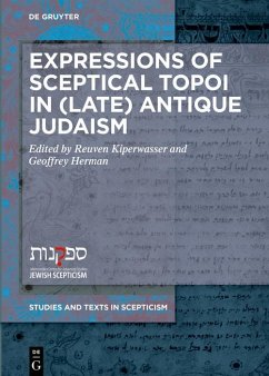 Cover Expressions of Sceptical Topoi in (Late) Antique Judaism (eBook, ePUB)