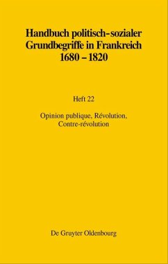 Opinion publique, Révolution, Contre-révolution (eBook, ePUB) - Leonhard, Jörn; Lüsebrink, Hans-Jürgen