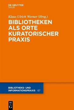 Cover Bibliotheken als Orte kuratorischer Praxis (eBook, ePUB)