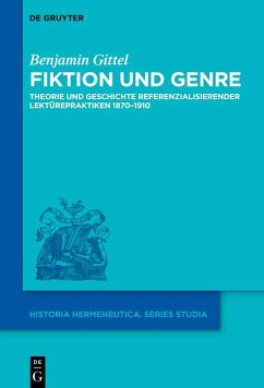 Fiktion und Genre (eBook, ePUB) - Gittel, Benjamin