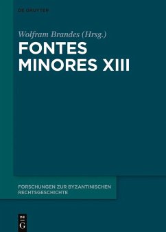 Cover Fontes Minores XIII (eBook, ePUB)