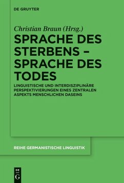 Sprache des Sterbens - Sprache des Todes (eBook, ePUB) Cover Sprache des Sterbens - Sprache des Todes (eBook, ePUB)