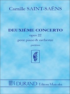 Cover Concerto no.2 op.22 pour piano et orchestre partition miniature