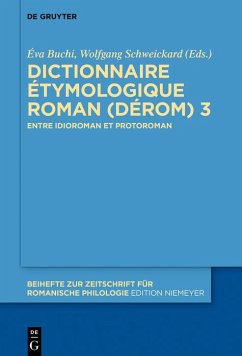 Cover Dictionnaire Étymologique Roman (DÉRom) 3 (eBook, ePUB)