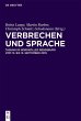Verbrechen und Sprache (eBook, ePUB) - Bild 1