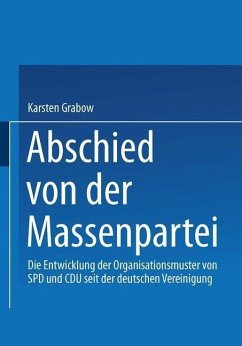Abschied von der Massenpartei (eBook, PDF) - Grabow, Karsten