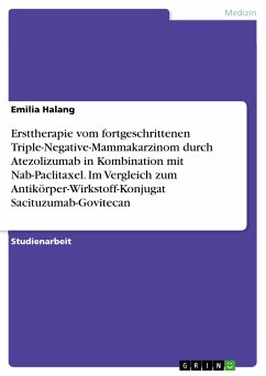 Ersttherapie vom fortgeschrittenen Triple-Negative-Mammakarzinom durch Atezolizumab in Kombination mit Nab-Paclitaxel. Im Vergleich zum Antikörper-Wirkstoff-Konjugat Sacituzumab-Govitecan (eBook, PDF)