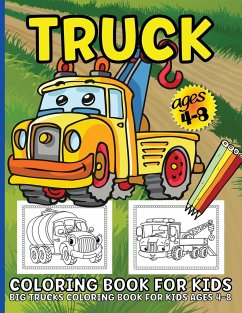 Trucks Coloring Book For Kids - Cashien Barry, Margaret