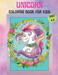 Unicorns Coloring Book for Kids Age 4-8 - Lep Coloring Books
