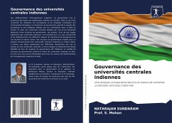 Gouvernance des universités centrales indiennes - Sundaram, Natarajan;Mohan, Prof. S.