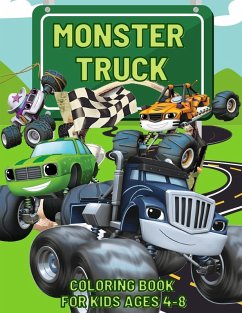 Cover Monster Truck Coloring Book