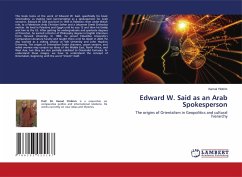 Cover Edward W. Said as an Arab Spokesperson
