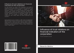 Influence of trust relations on financial indicators of the corporation - Botvina, Alexandra