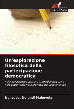 Un'esplorazione filosofica della partecipazione democratica - Mabovula, Nonceba, Nolundi